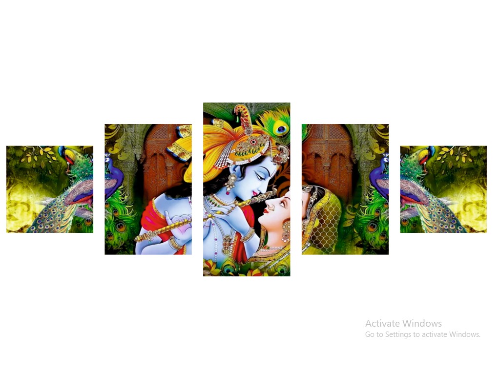 Customized Buddha Poster Wall Tile (3x4 Feet, Matt, 4Pcs)